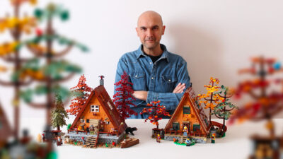 Interview with Andrea Lattanzio, the Fan Designer of the LEGO A-Frame Cabin