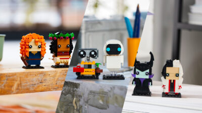 3 new pairs of LEGO BrickHeadz are joining Disney 100th Anniversary