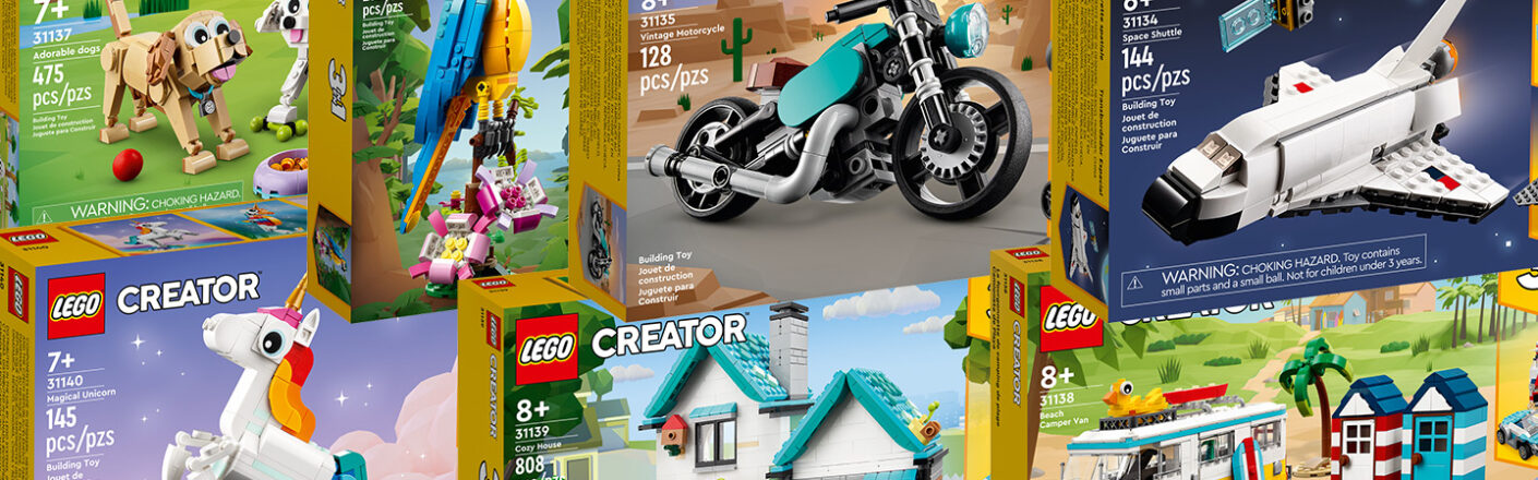 LEGO Reveals: 7 New LEGO Creator 3-in-1 Sets ready for March 2023