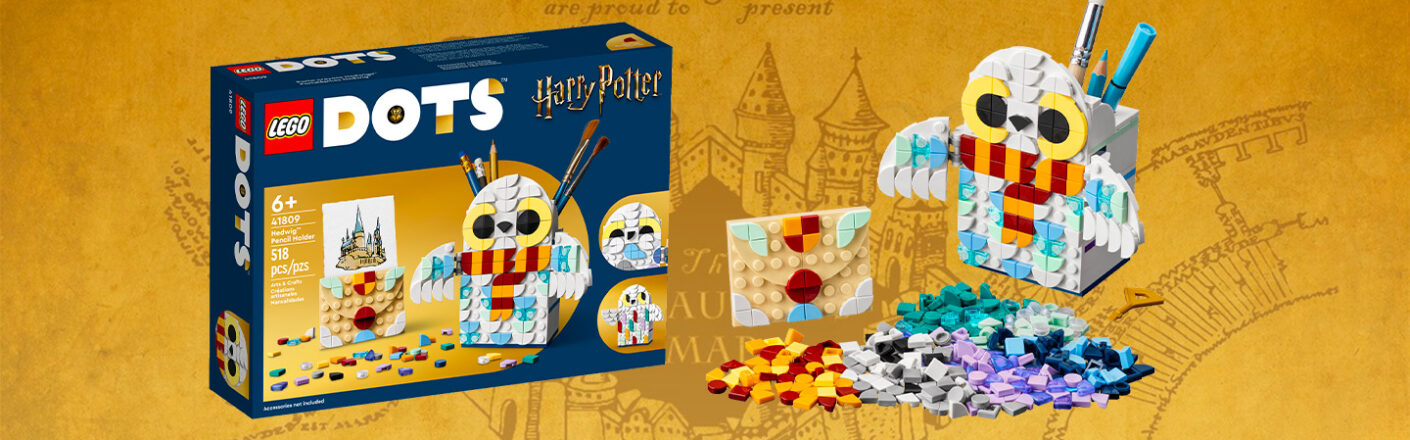 Revealed: LEGO DOTS 41809 Hedwig Pencil Holder