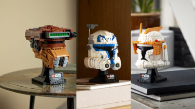 Three LEGO Star Wars Helmets have been presented and are available for pre-order
