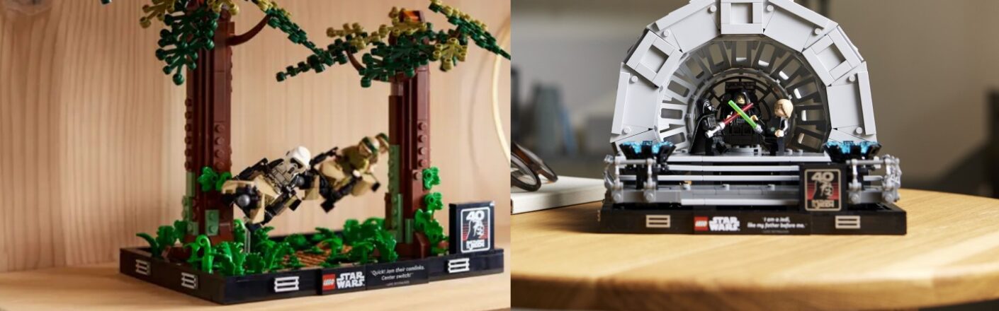 Two new LEGO Star Wars Diorama sets revealed for Star Wars Day 2023: 75352 & 75353