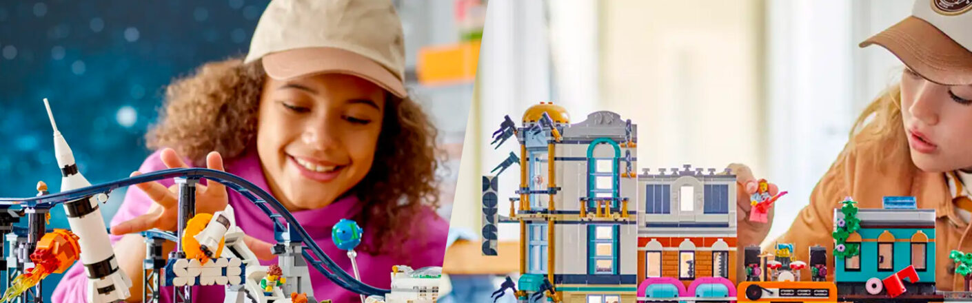LEGO Creator 3in1 Space Roller Coaster and Main Street coming in August