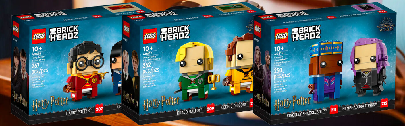Six new LEGO Harry Potter BrickHeadz are coming in June