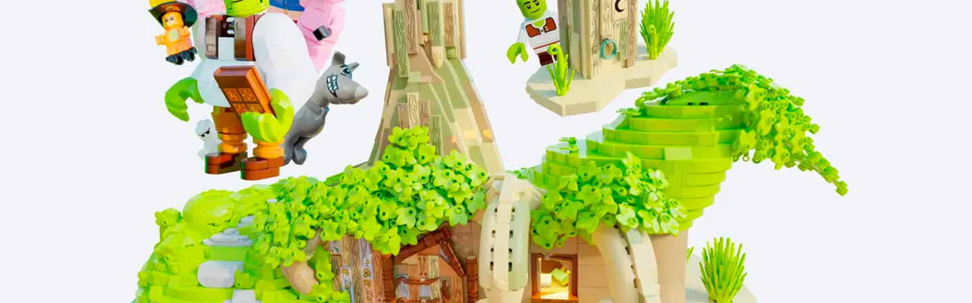 LEGO Ideas project “Dreamwork’s Shrek Swamp” reaches 10.000 Supporters