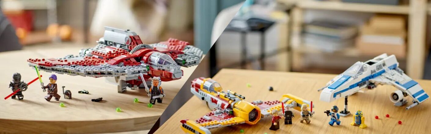 Two new LEGO Star Wars Sets for September 2023: New Republic E-Wing vs. Shin Hati’s Starfighter & Ahsoka Tano’s T-6 Jedi Shuttle