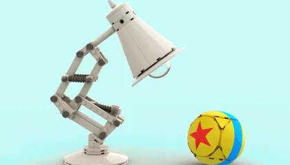 Disney Pixar’s Luxo Lamp: A Charming LEGO Ideas Project with Nostalgic Appeal!